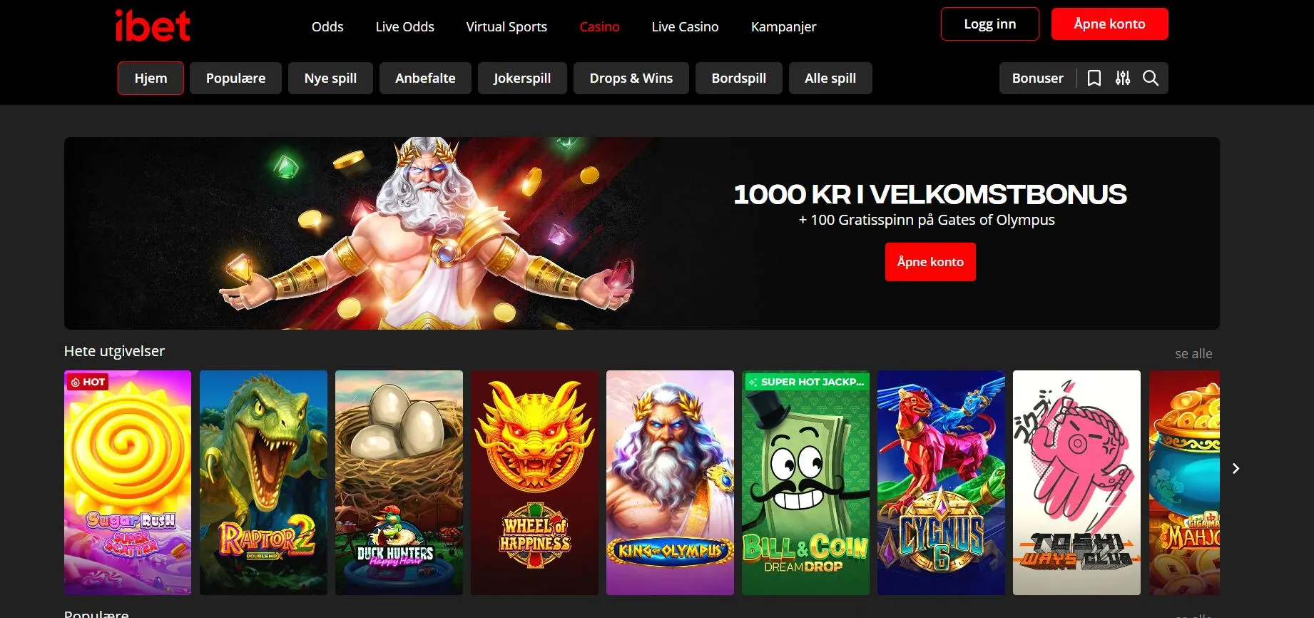 Om iBet Casino Om iBet Casino
